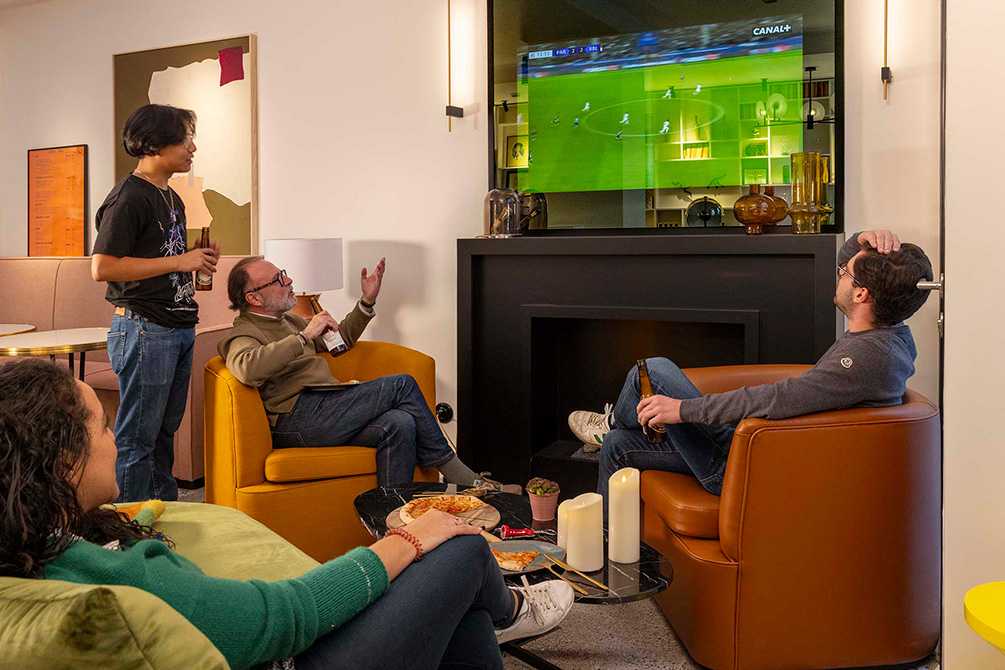 Le Brûloir, DADOU lounge area, hotel Paris 17