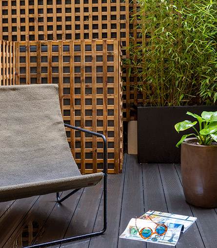 La Closerie, DADOU tree-lined courtyard garden, hotel Paris 17