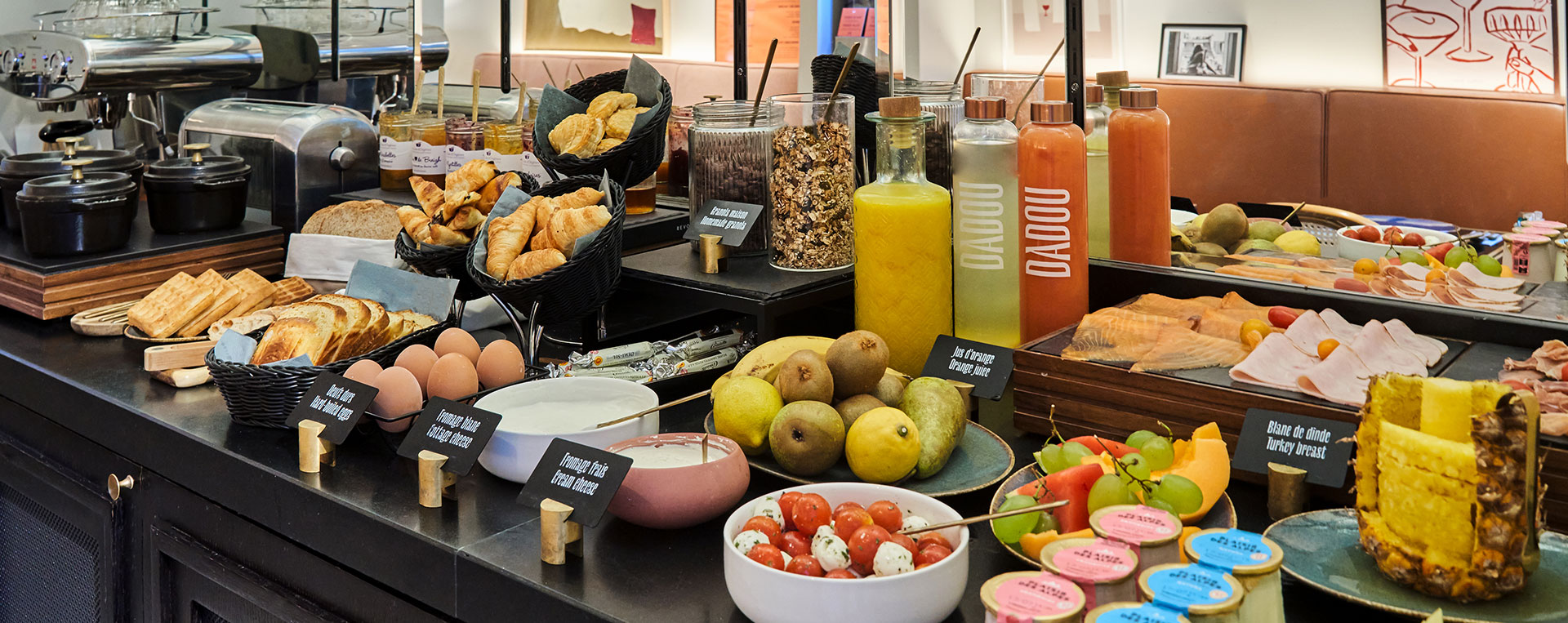 El desayuno en DADOU